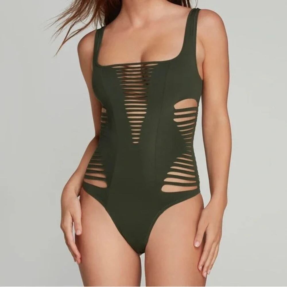 Agent Provocateur Dakotta Swimsuit Sage Green Size 3 (S-M)